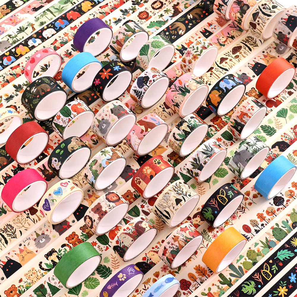 36 Rolls Vintage Animal Party  - Washi Tape Set のレビューと価格