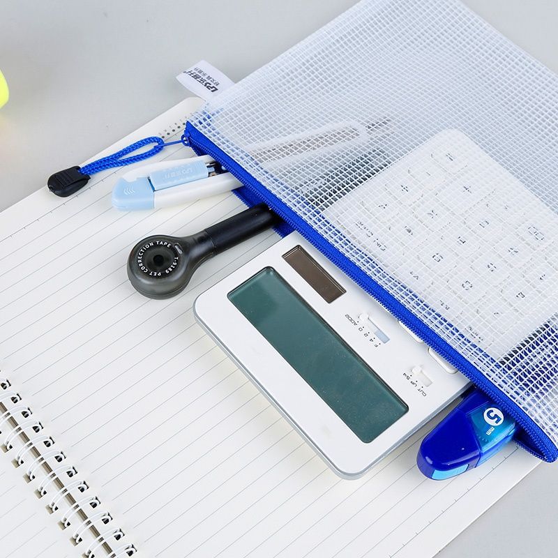 Mesh Zipper Pouch Document Bag - Portfolio Folder Zip のレビューと価格
