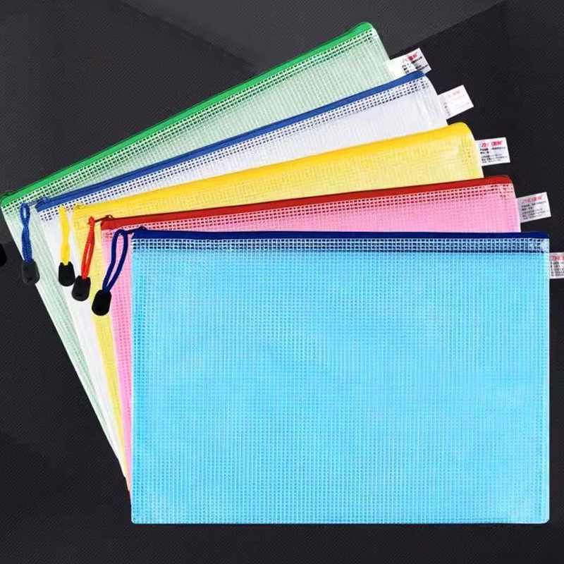 Mesh Zipper Pouch Document Bag - Portfolio Folder Zip のレビューと価格