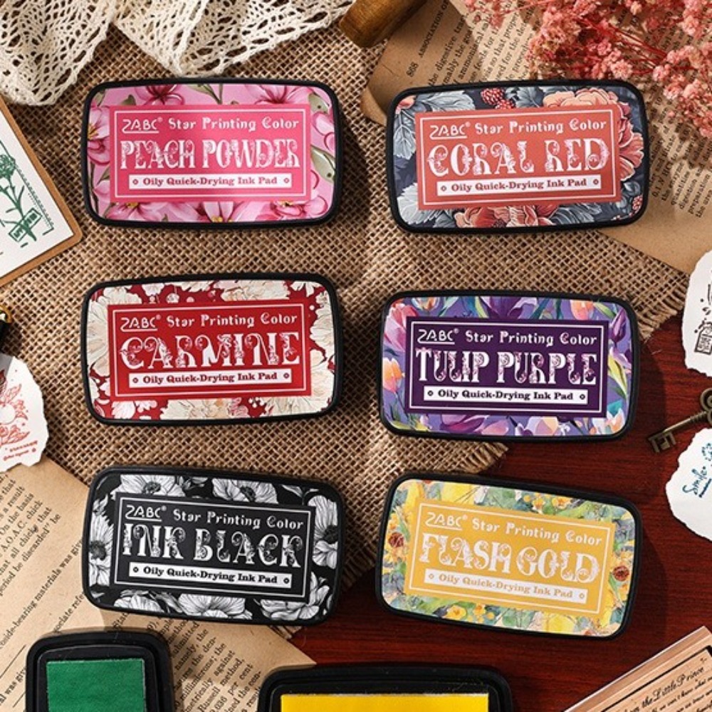 New Colorful Ink Pad Rectangul - Self Inking Stamp のレビューと価格