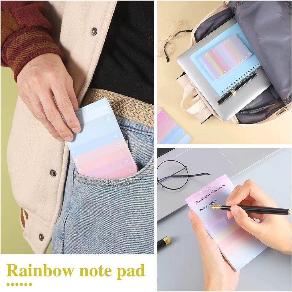 50 Pages Colorful Gradient Sti - Office Stationery Supply List のレビューと価格