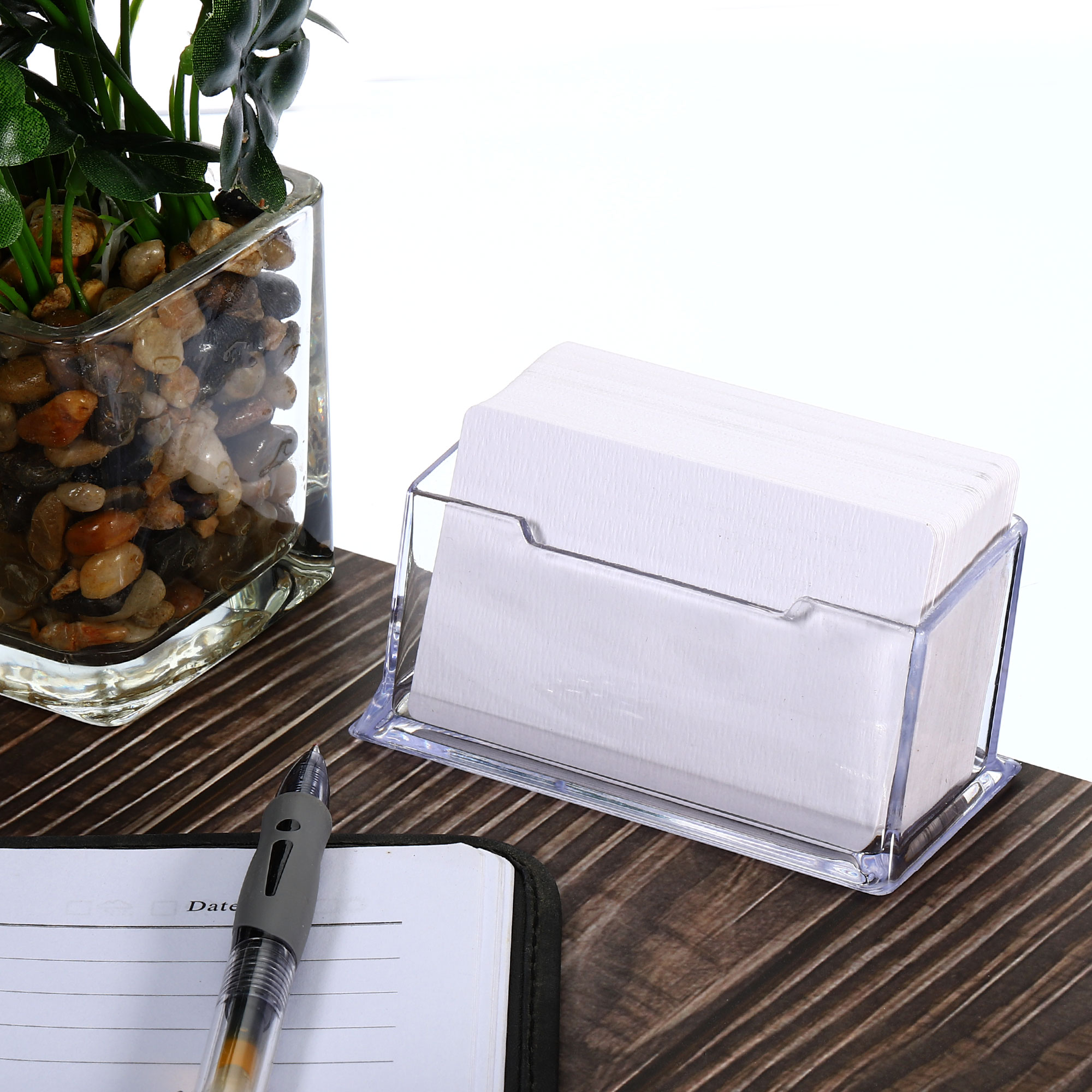 Plastic Business Card Holder 1 - Desk Name Plate のレビューと価格