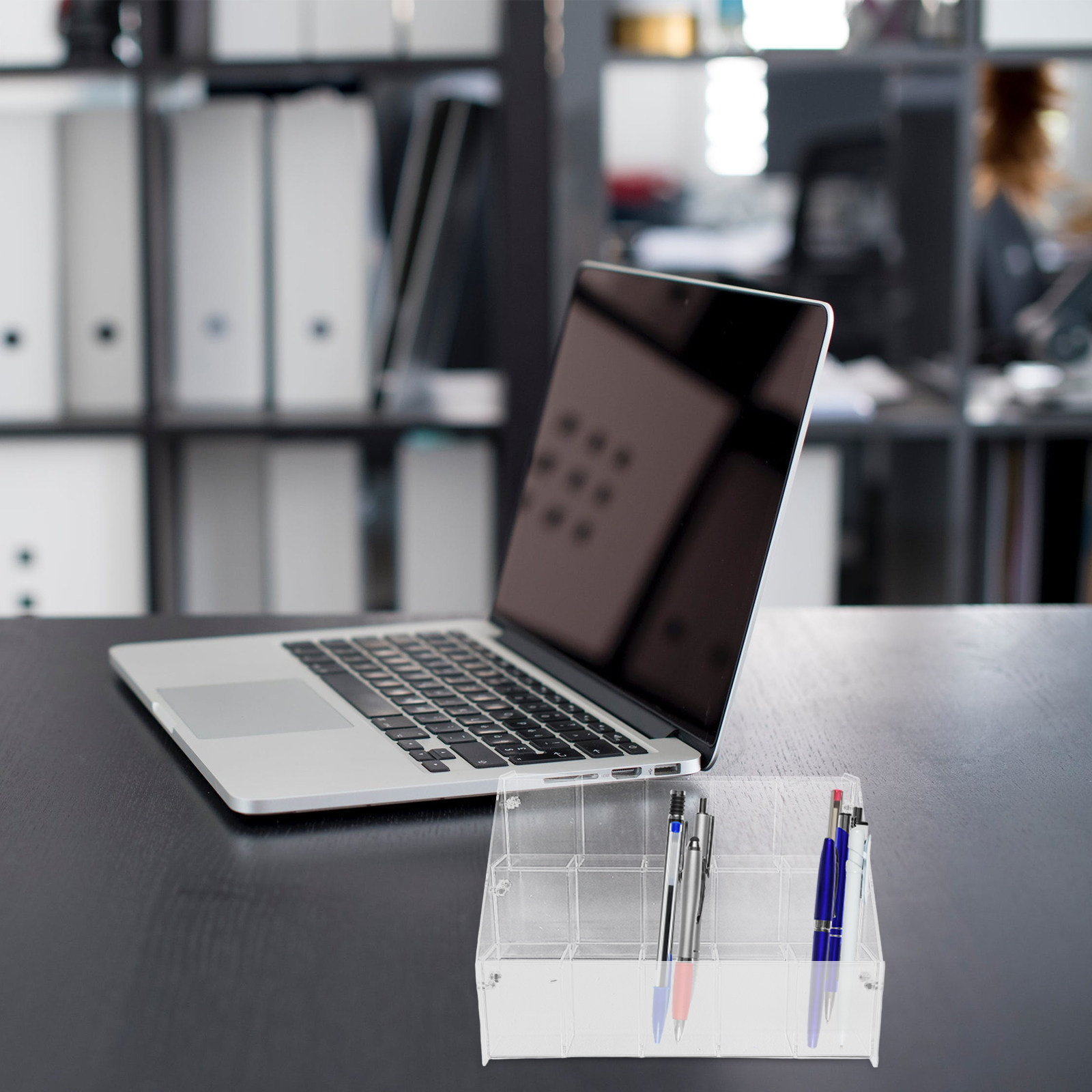 Modern Clear Acrylic Pen Displ - Stationery Office Supply Store のレビューと価格