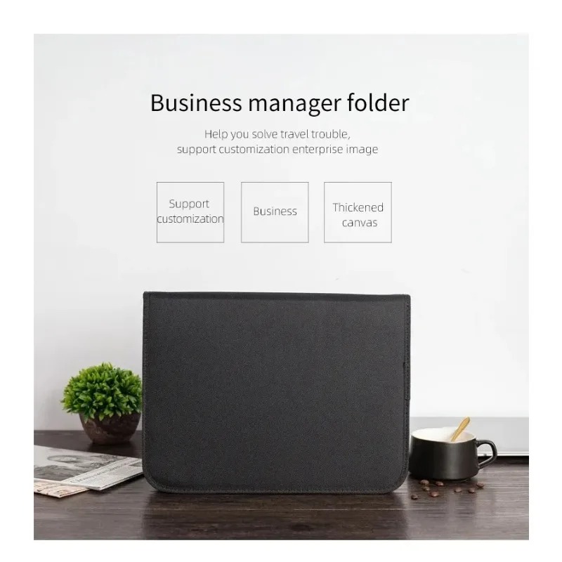 Large Black Business Portfolio - Portfolio Folder Zip のレビューと価格