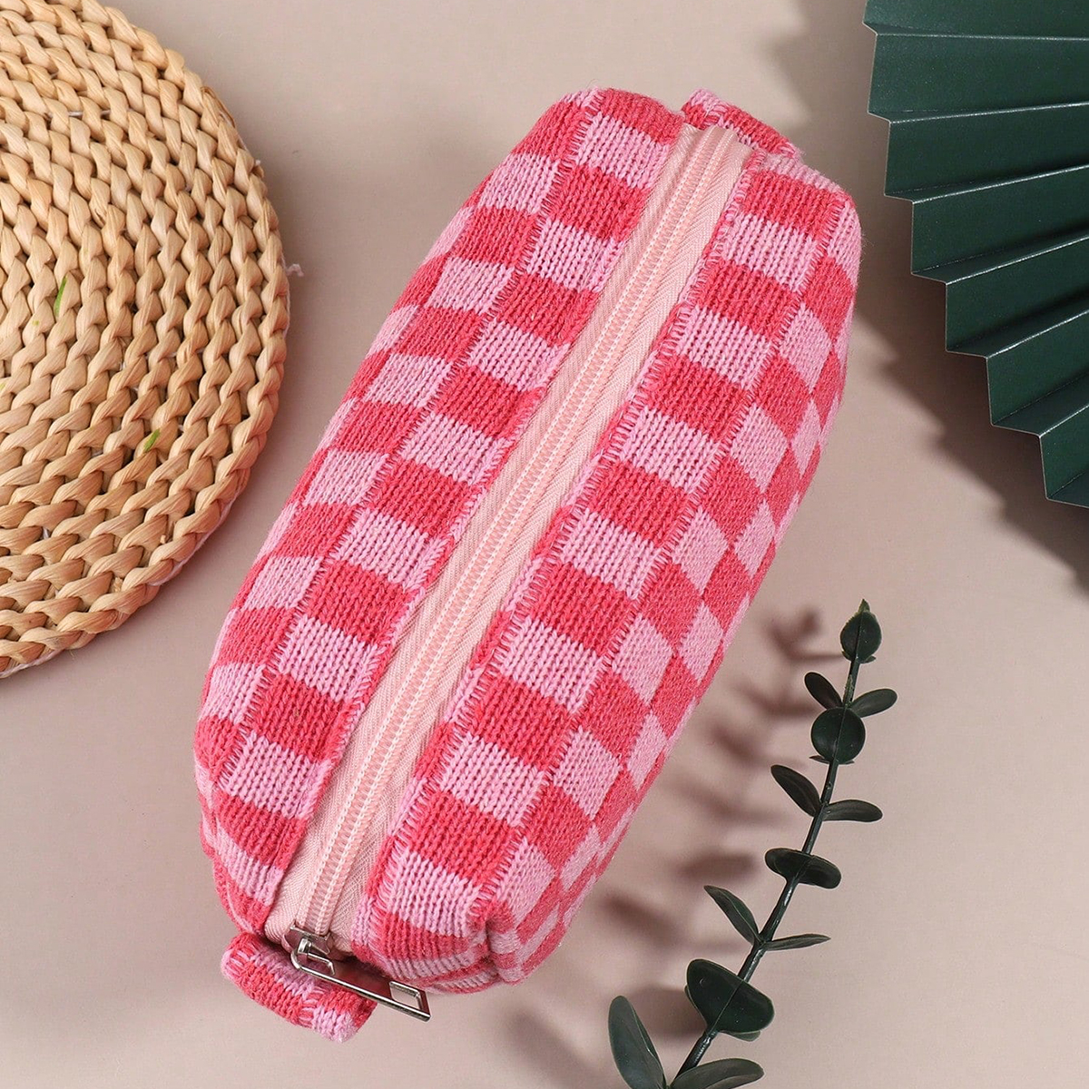 1PC Pink Checkered Single-Laye - Stationery Office Supply Store のレビューと価格