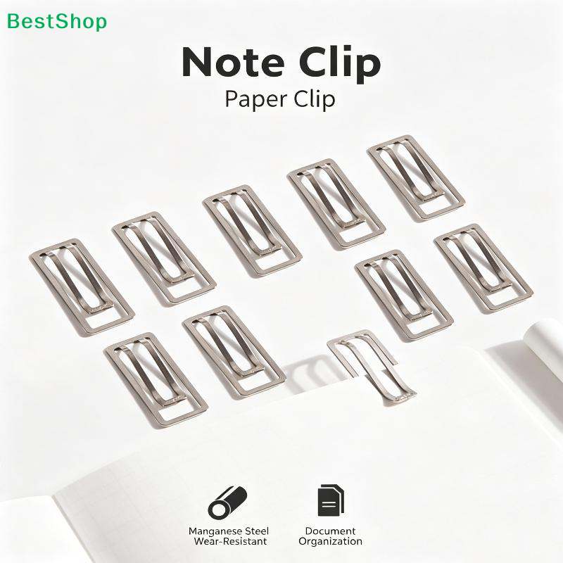 ☽10pcs Square Thickened Binder - Binder Clip Assorted のレビューと価格