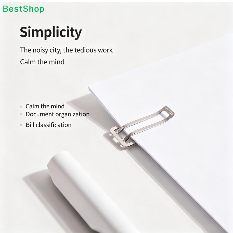 ☽10pcs Square Thickened Binder - Binder Clip Assorted のレビューと価格
