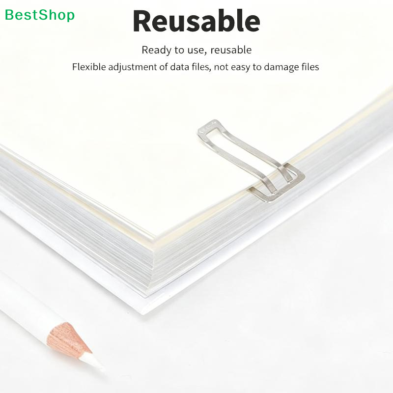 ☽10pcs Square Thickened Binder - Binder Clip Assorted のレビューと価格