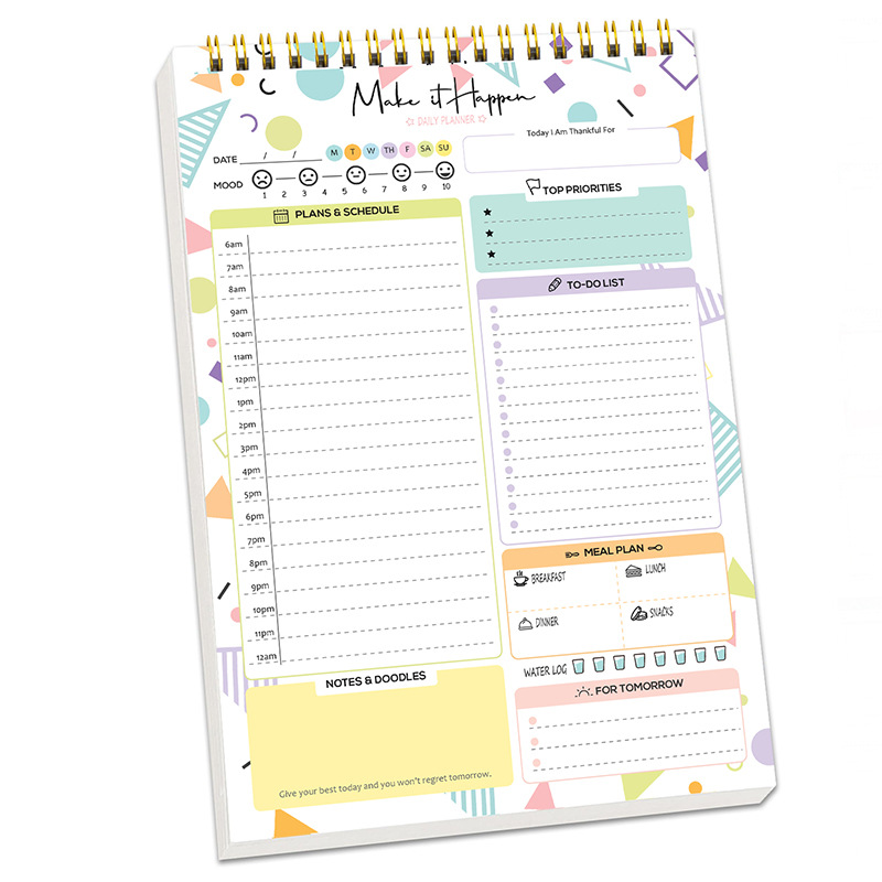 Planner Agenda Spiral A5 Noteb - Office Stationery Supply List のレビューと価格