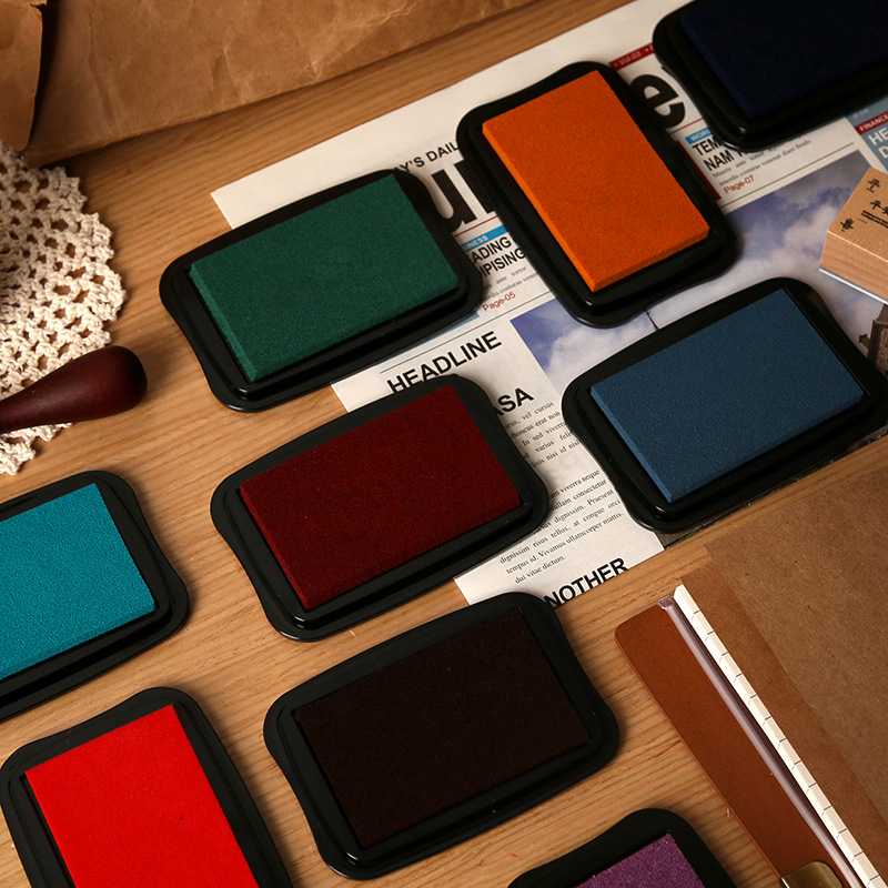 12 Colors Vintage Solid Color  - Self Inking Stamp のレビューと価格