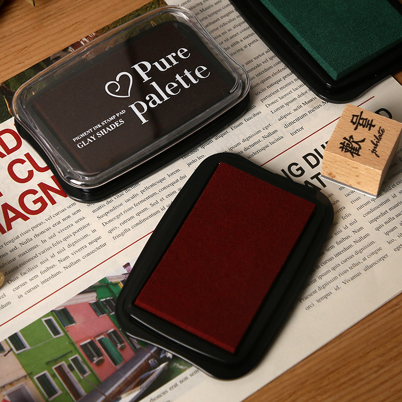 12 Colors Vintage Solid Color  - Self Inking Stamp のレビューと価格