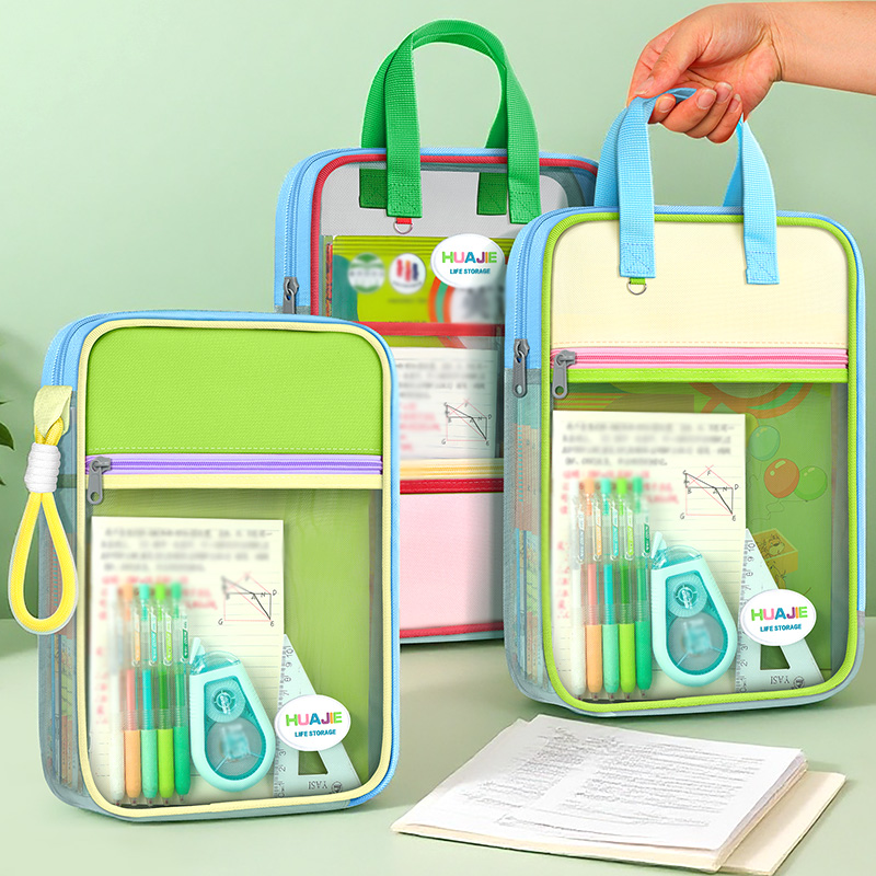 HUAJIE Student Handheld File B - Portfolio Folder Zip のレビューと価格