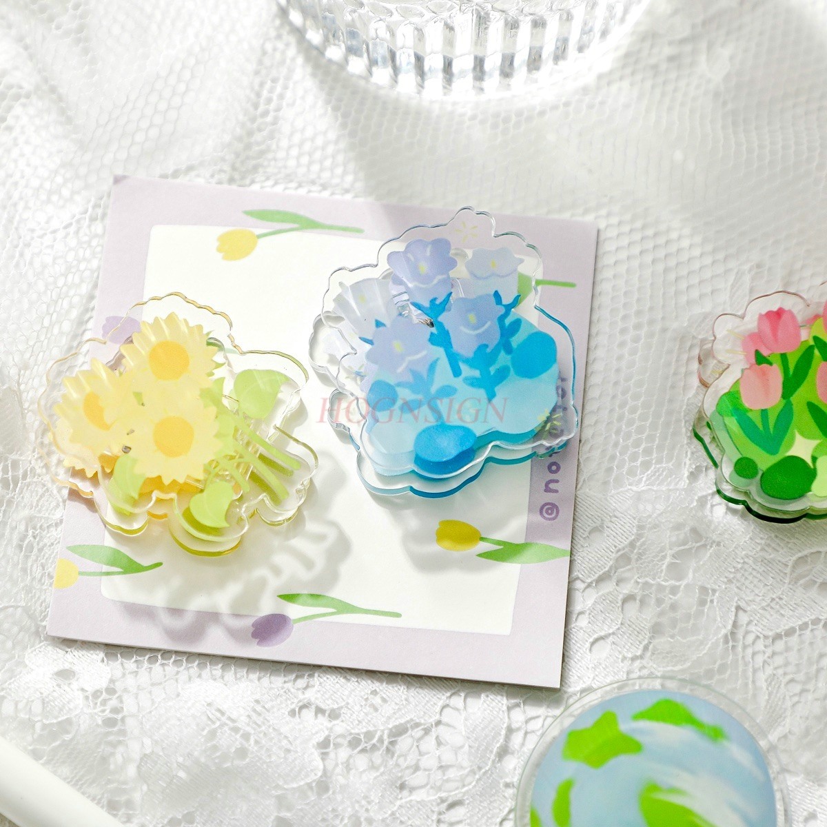 1pcs Afternoon Garden Acrylic  - Is Stationery Office Supply のレビューと価格