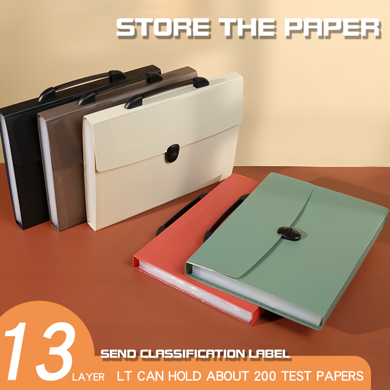 A4 File Folder 13 Layers Fashi - Portfolio Folder Zip のレビューと価格