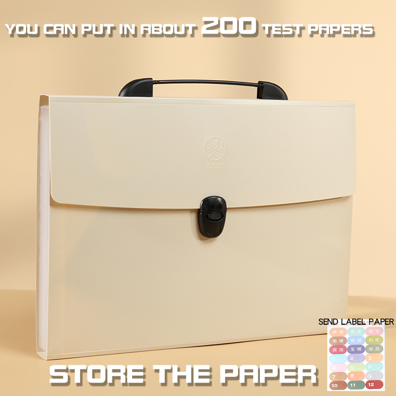 A4 File Folder 13 Layers Fashi - Portfolio Folder Zip のレビューと価格
