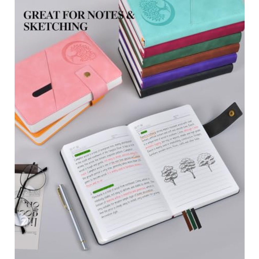 Lined Journal Notebook for Men - Journal Leather Hardcover のレビューと価格
