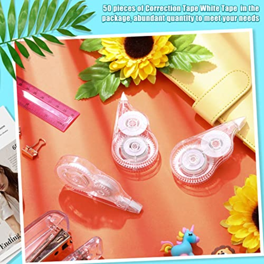 50 Count Clear Correction Tape - Correction Tape Roller のレビューと価格
