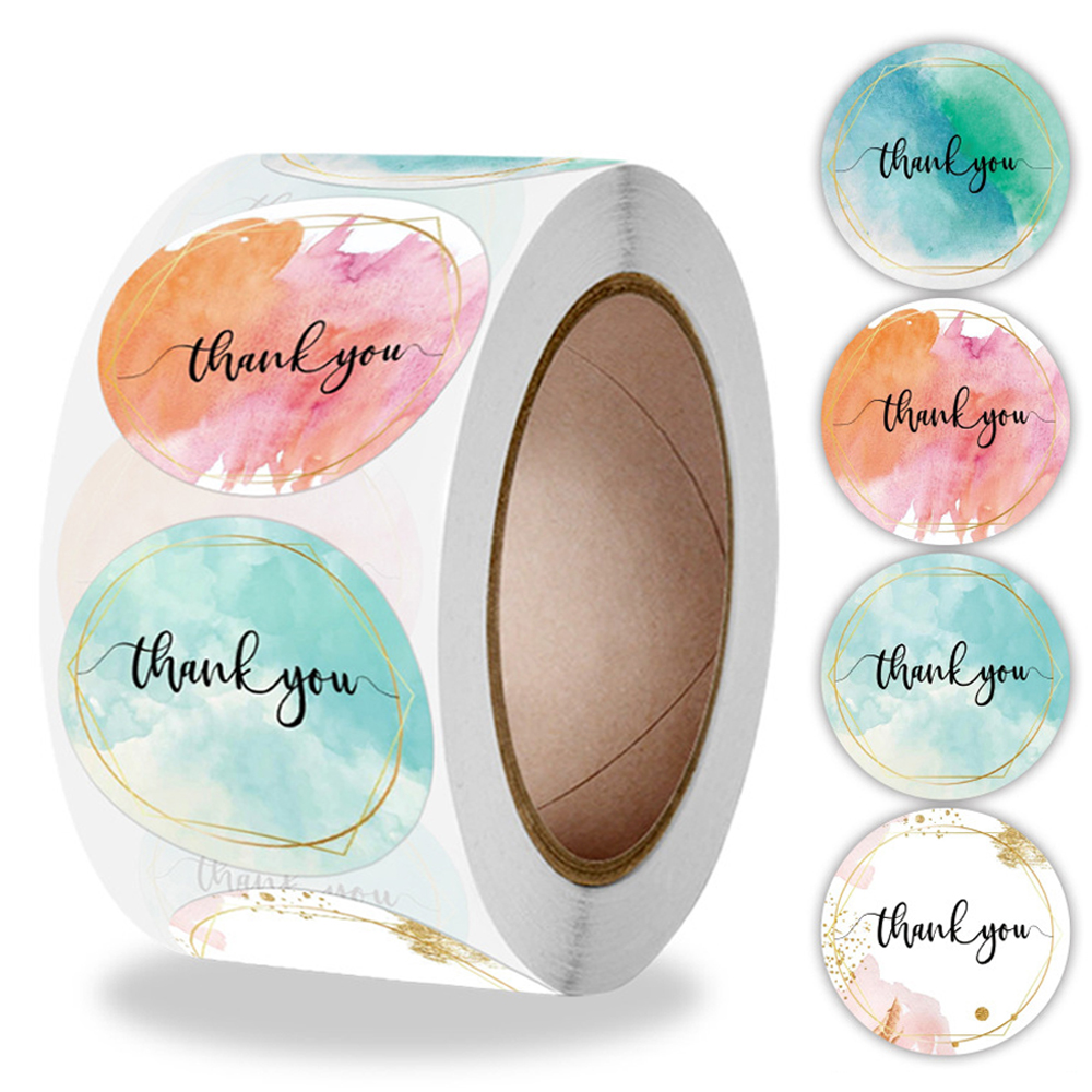 100-500 Pcs Thank You Stickers - Stationery Supply Business のレビューと価格