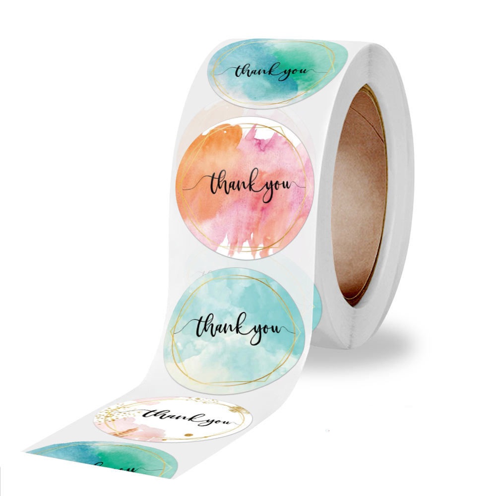100-500 Pcs Thank You Stickers - Stationery Supply Business のレビューと価格