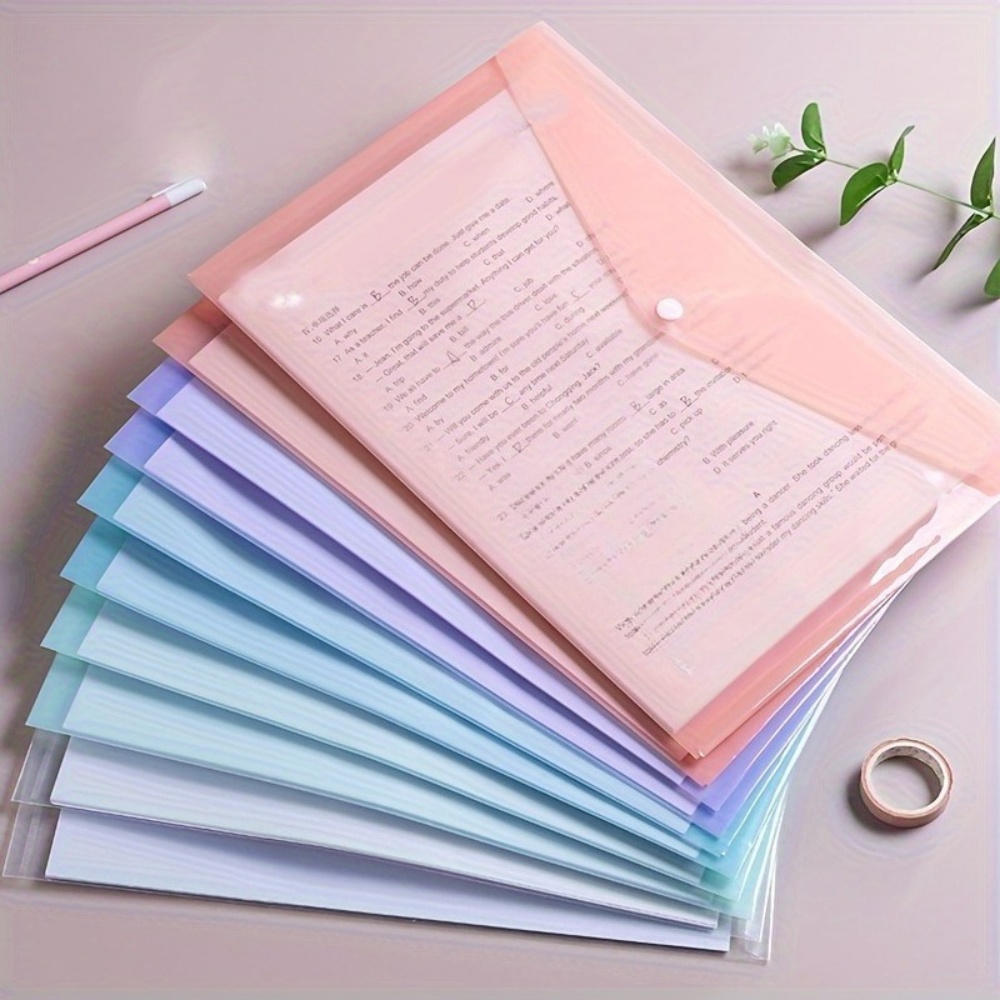 10pcs A4 Transparent Plastic F - Portfolio Folder Zip のレビューと価格