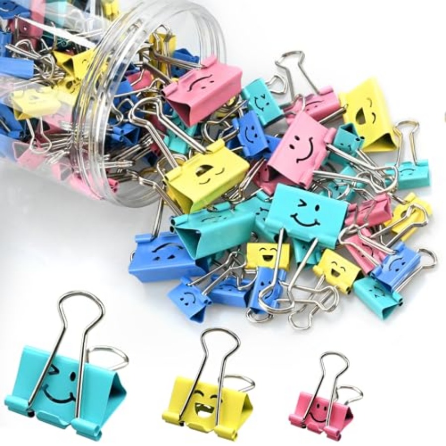 100 Pack Binder Clips Paper Cl - Binder Clip Assorted のレビューと価格