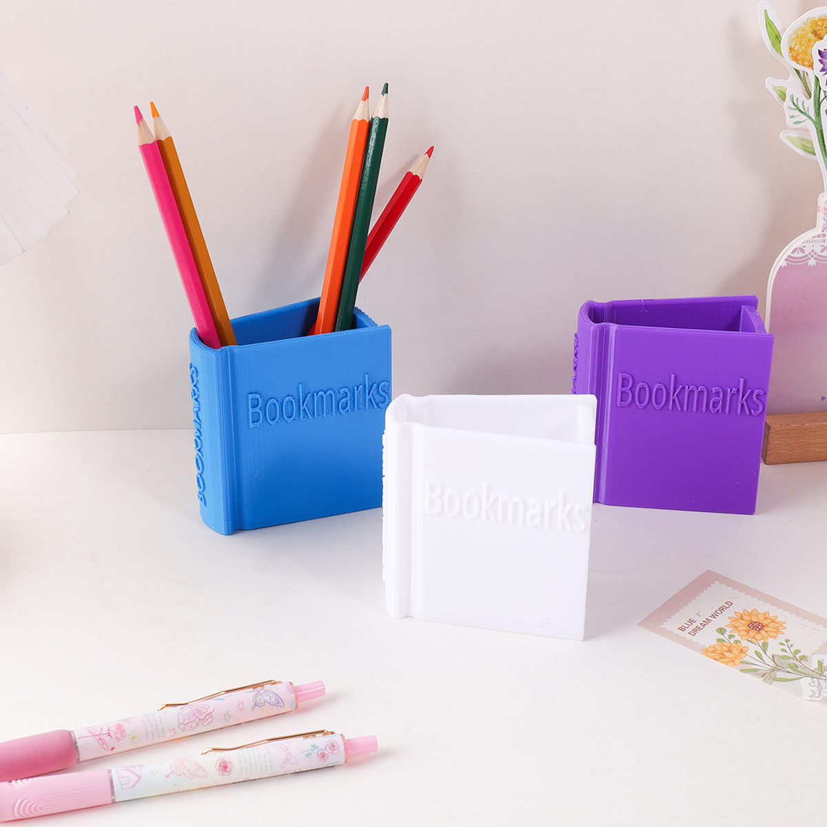 Minimalist style 3D solid colo - Stationery Office Supply Store のレビューと価格