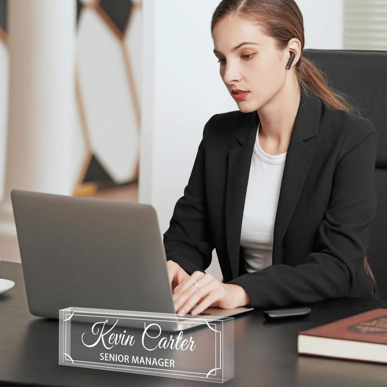 Personalized Acrylic Desk Name - Desk Name Plate のレビューと価格