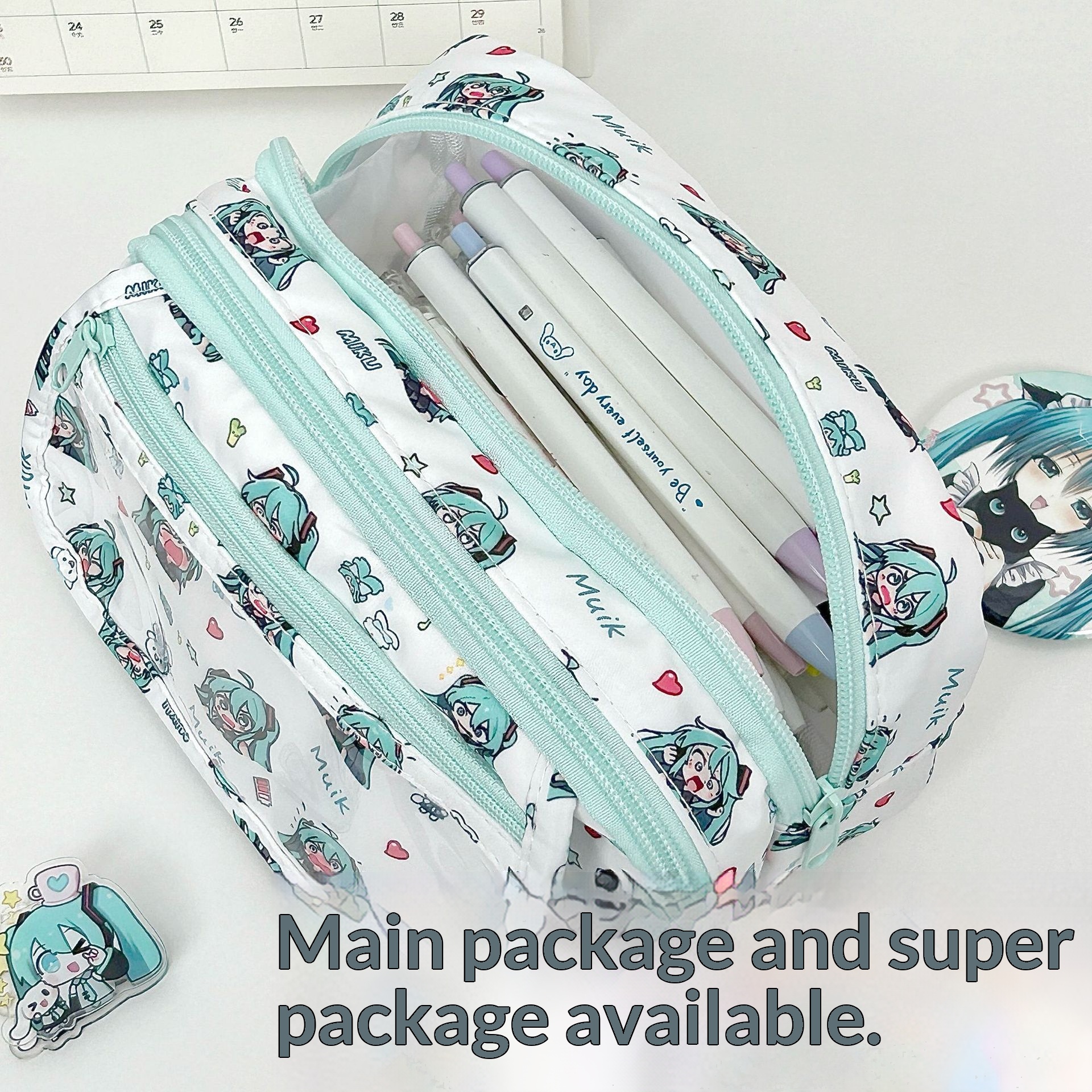 Hatsune Miku Cute Large Capaci - Pencil Case Large のレビューと価格