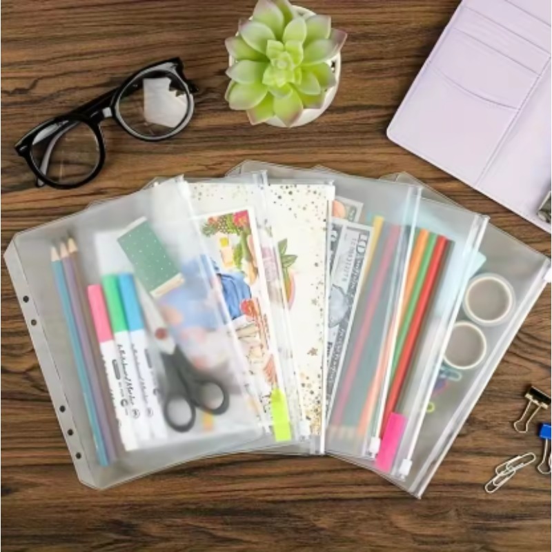 10Pcs Transparent PVC Zipper B - Portfolio Folder Zip のレビューと価格