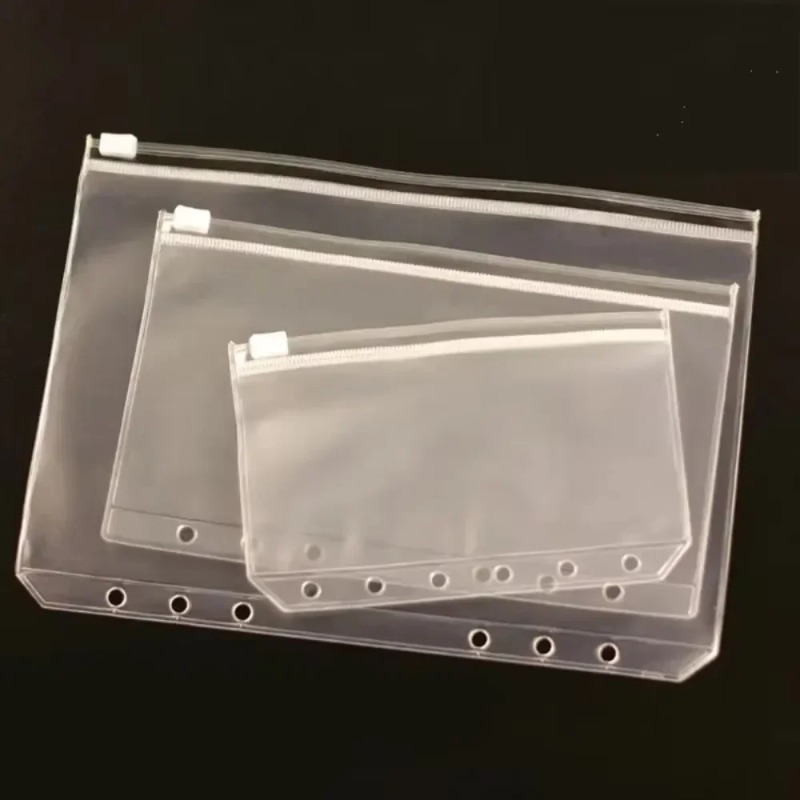 10Pcs Transparent PVC Zipper B - Portfolio Folder Zip のレビューと価格