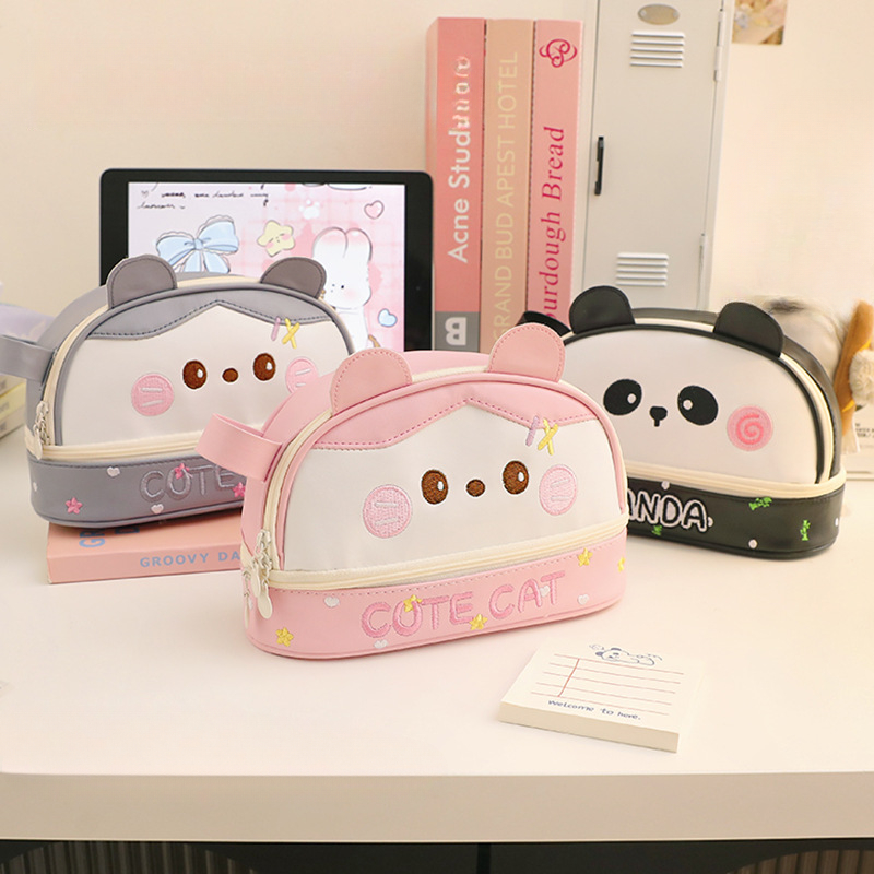Large Capacity Waterproof Penc - Pencil Case Large のレビューと価格