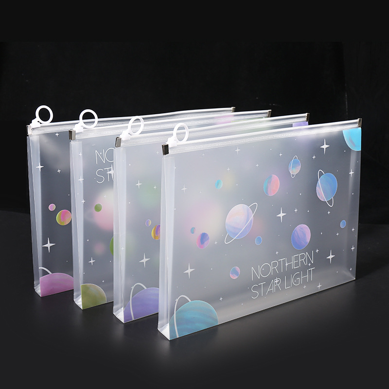 4/12pcs A4 Space Zipper Folder - Is Stationery Office Supply のレビューと価格