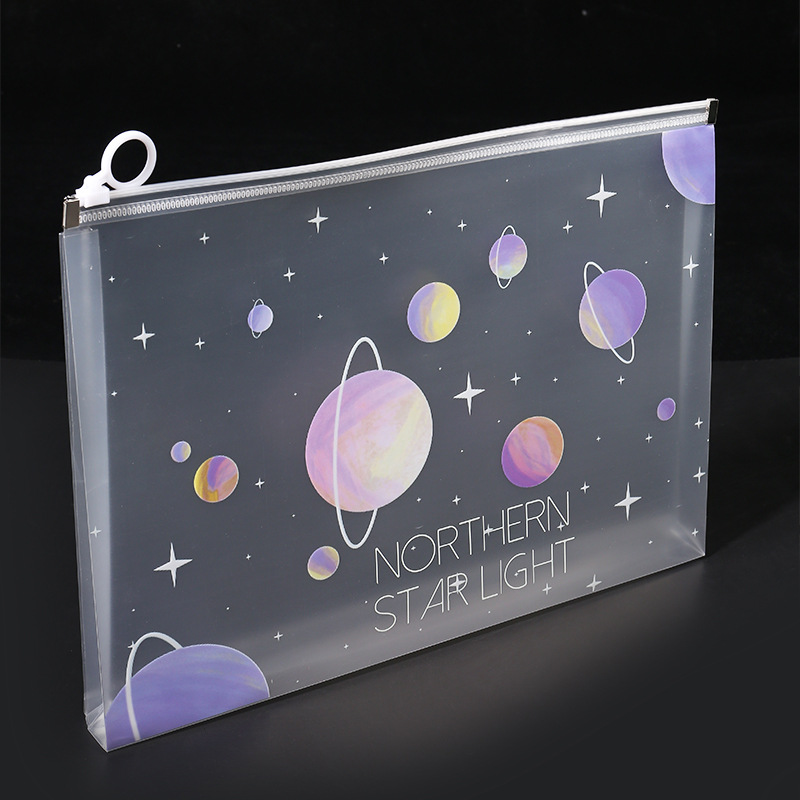 4/12pcs A4 Space Zipper Folder - Is Stationery Office Supply のレビューと価格