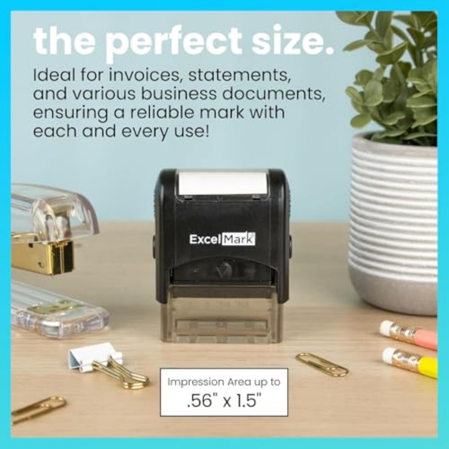 Self Inking Rubber Stamp - Red - Self Inking Stamp のレビューと価格