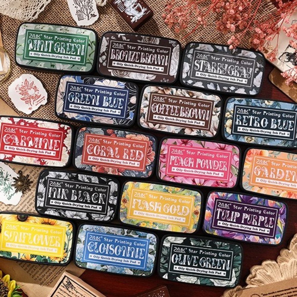 New Colorful Ink Pad Rectangul - Self Inking Stamp のレビューと価格