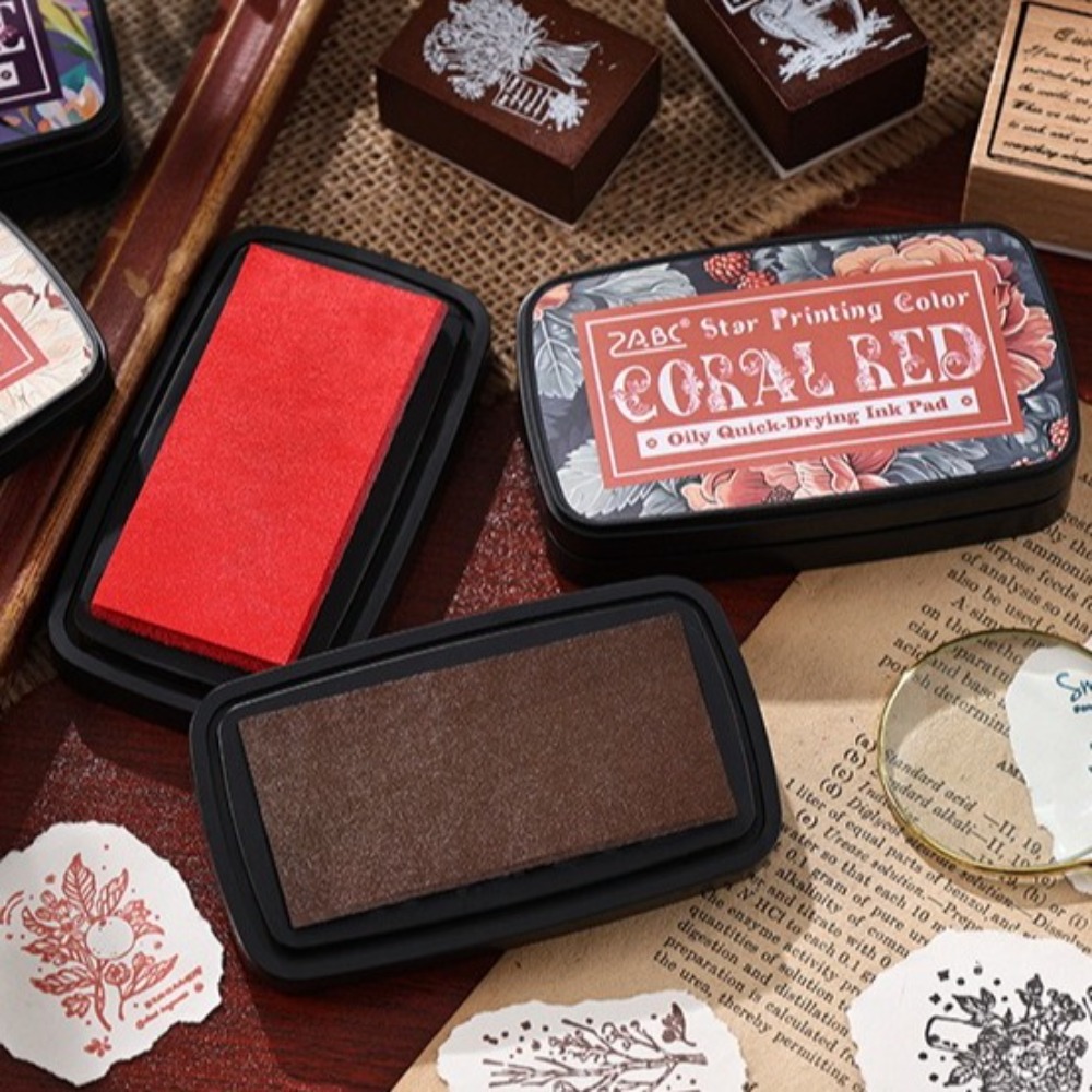 New Colorful Ink Pad Rectangul - Self Inking Stamp のレビューと価格