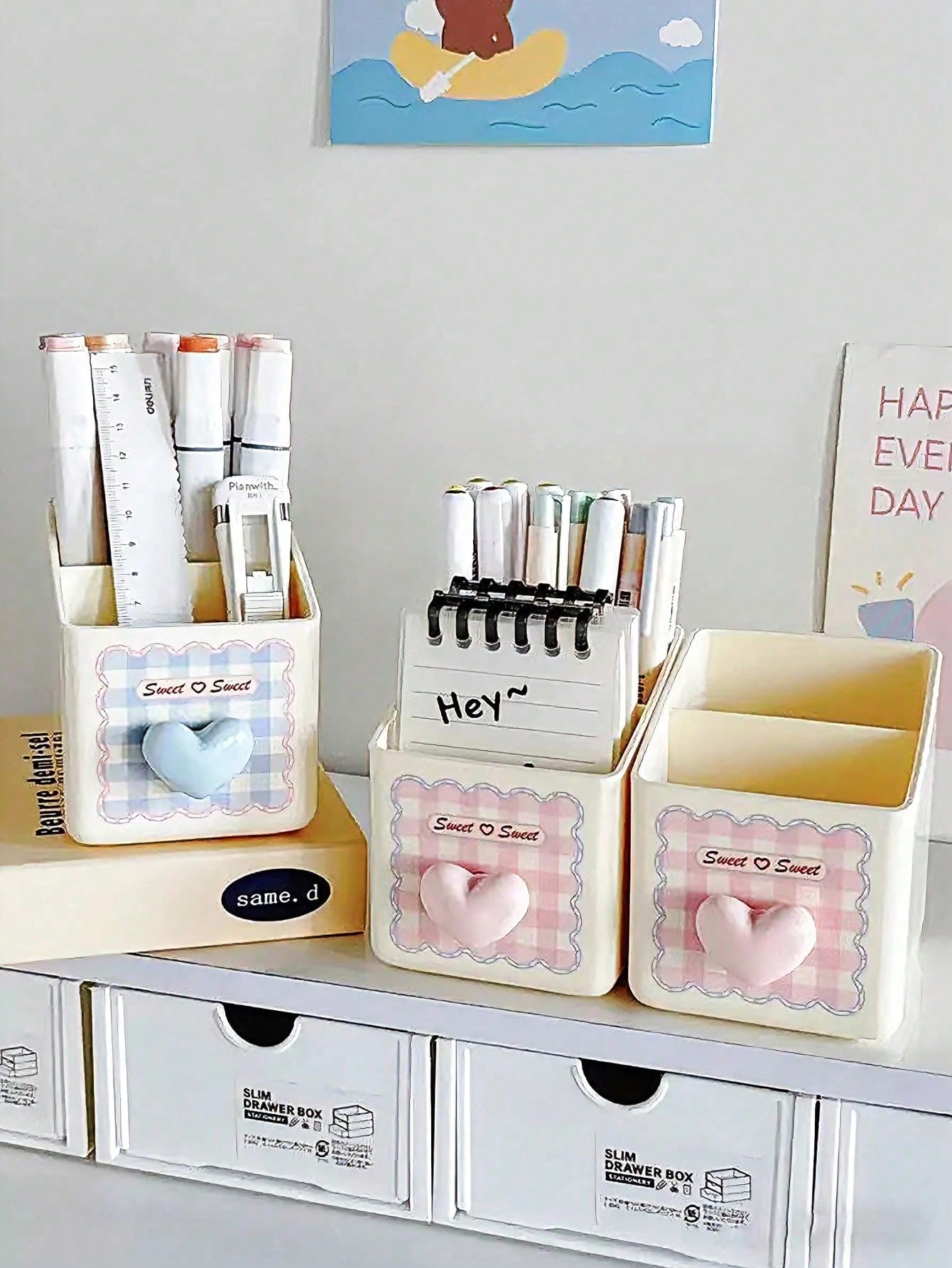 1pc Desktop Stationery Storage - Stationery Office Supply Store のレビューと価格