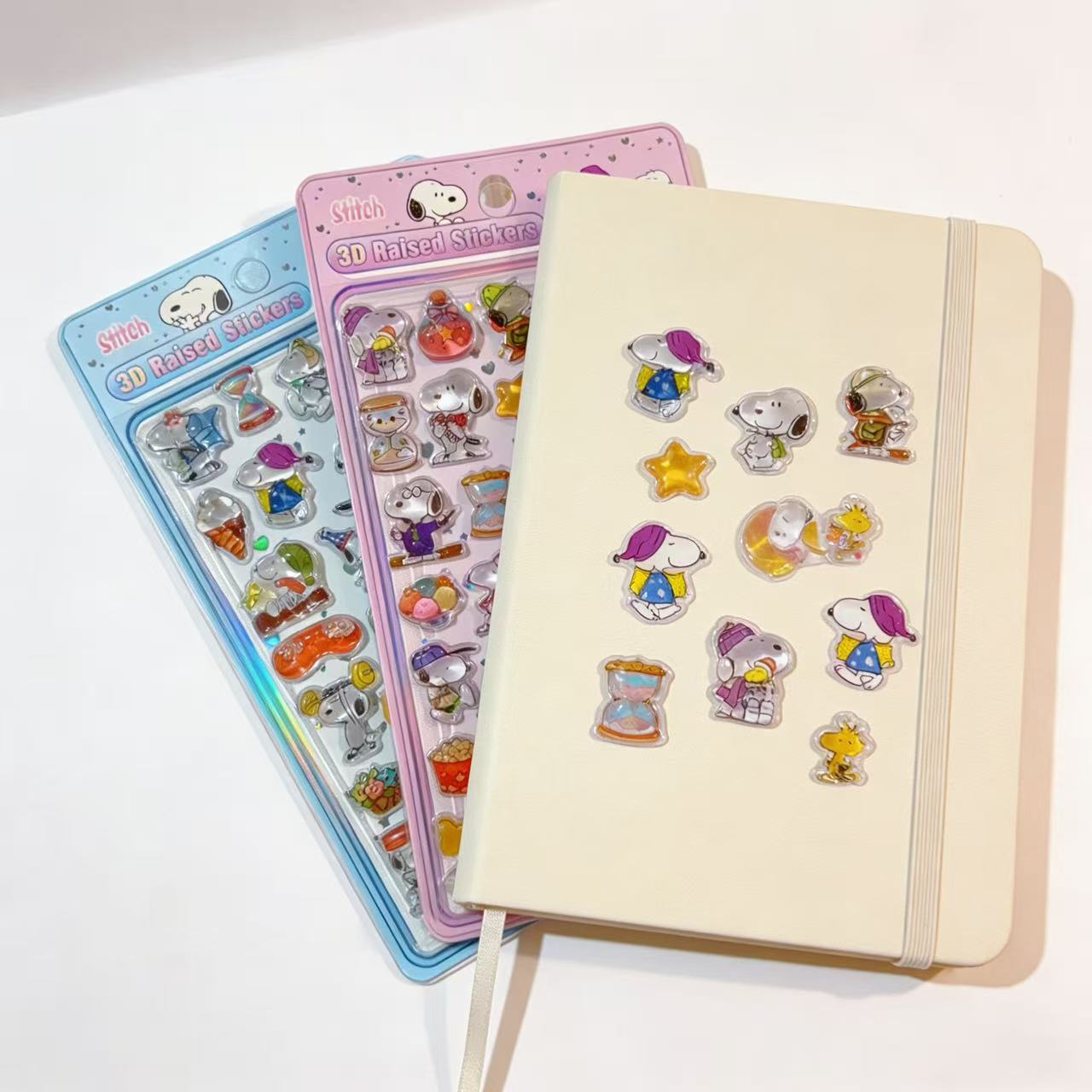 1/6pcs New Snoopy 3D Relief St - Stationery Supplier のレビューと価格