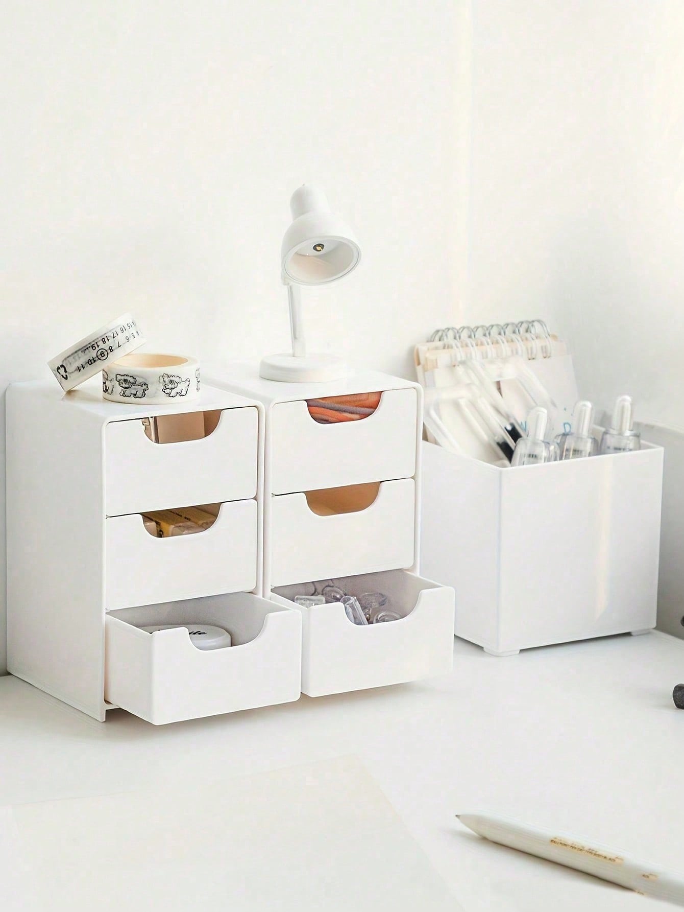 1pc Mini 3-Tier ABS Plastic De - Stationery Office Supply Store のレビューと価格
