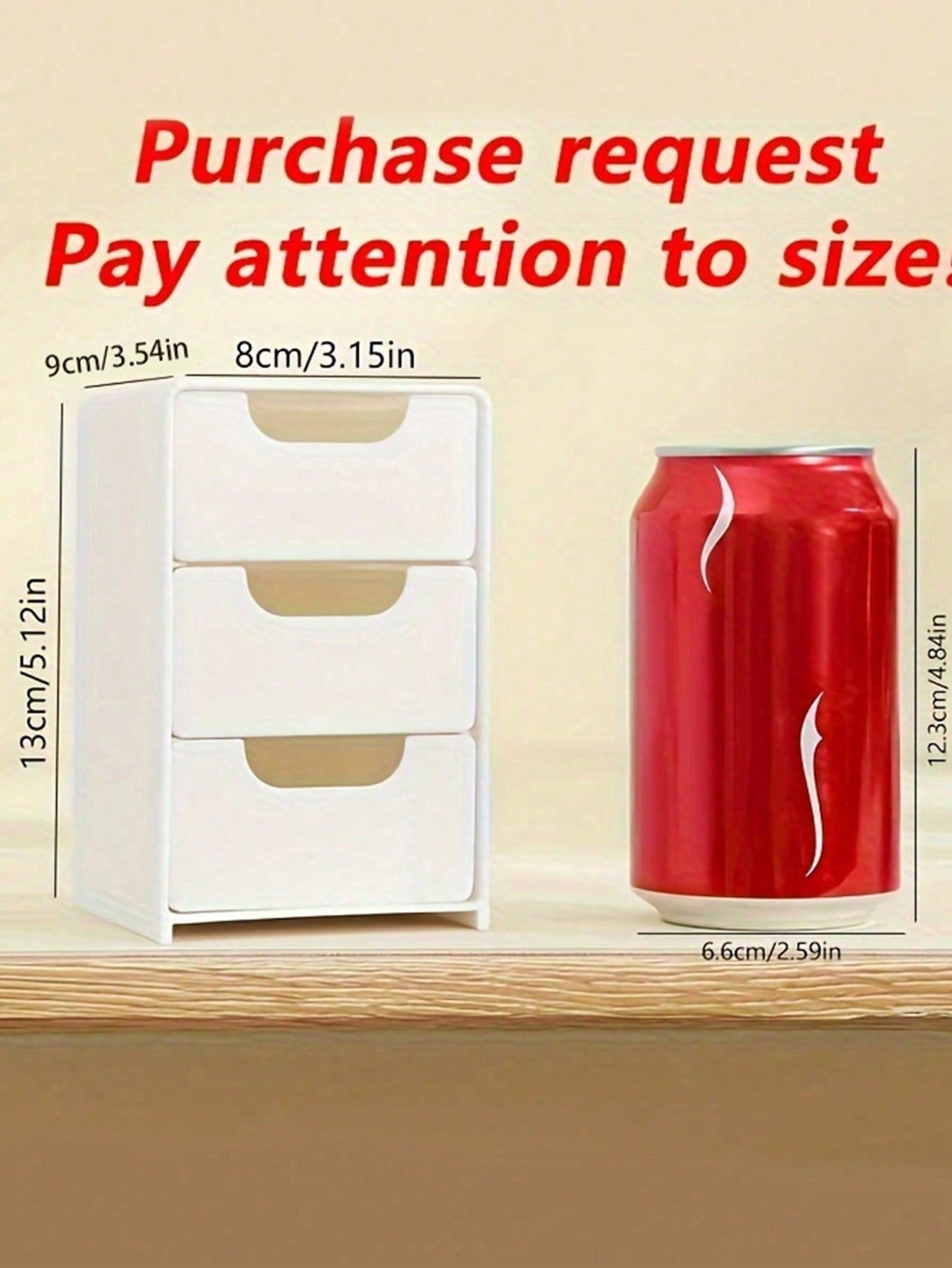 1pc Mini 3-Tier ABS Plastic De - Stationery Office Supply Store のレビューと価格