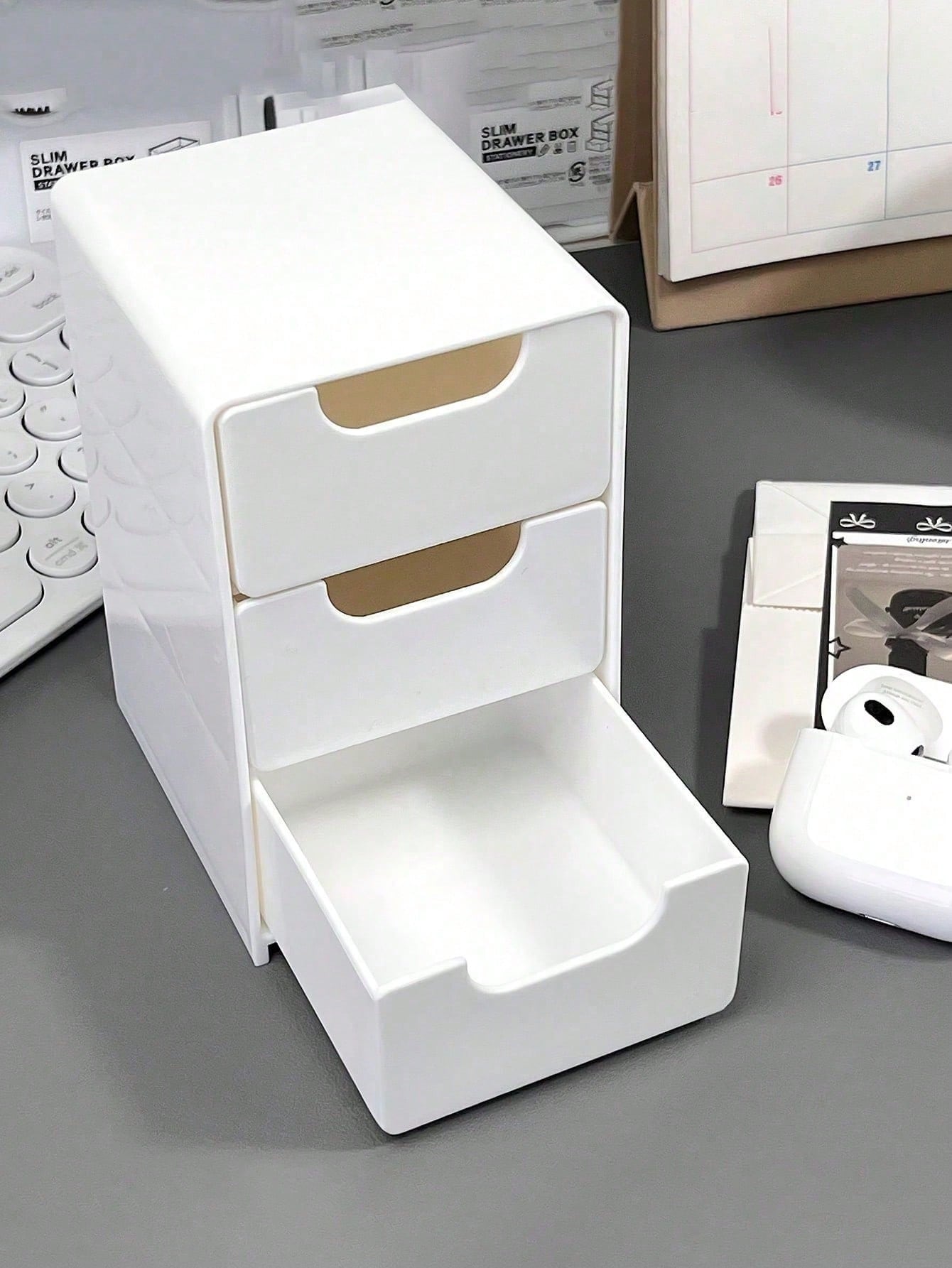 1pc Mini 3-Tier ABS Plastic De - Stationery Office Supply Store のレビューと価格