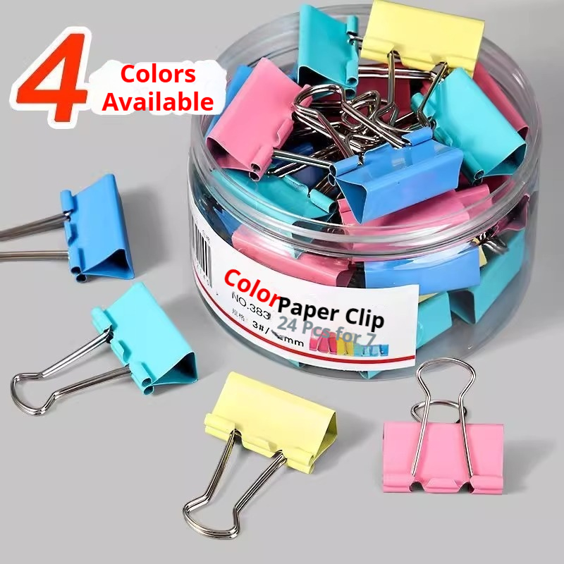 Colored Binder Clips Mixed Col - Binder Clip Assorted のレビューと価格